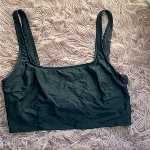 AE Aerie Black Swim Top XL